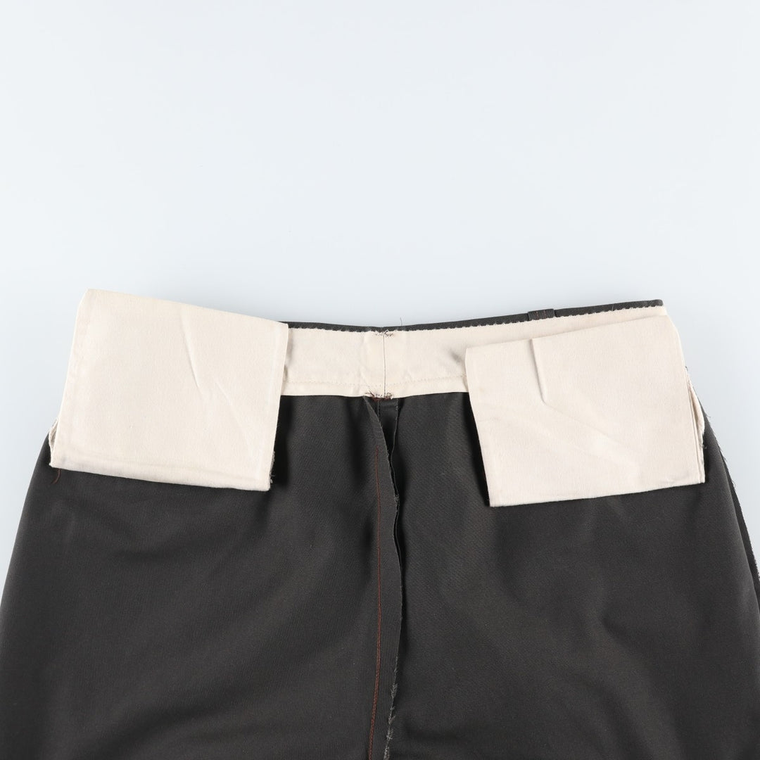 80'S BIG MAC Work Pants, Made in USA, Men's, W35, Vintage polyester Charcoal Vintage Second Hand