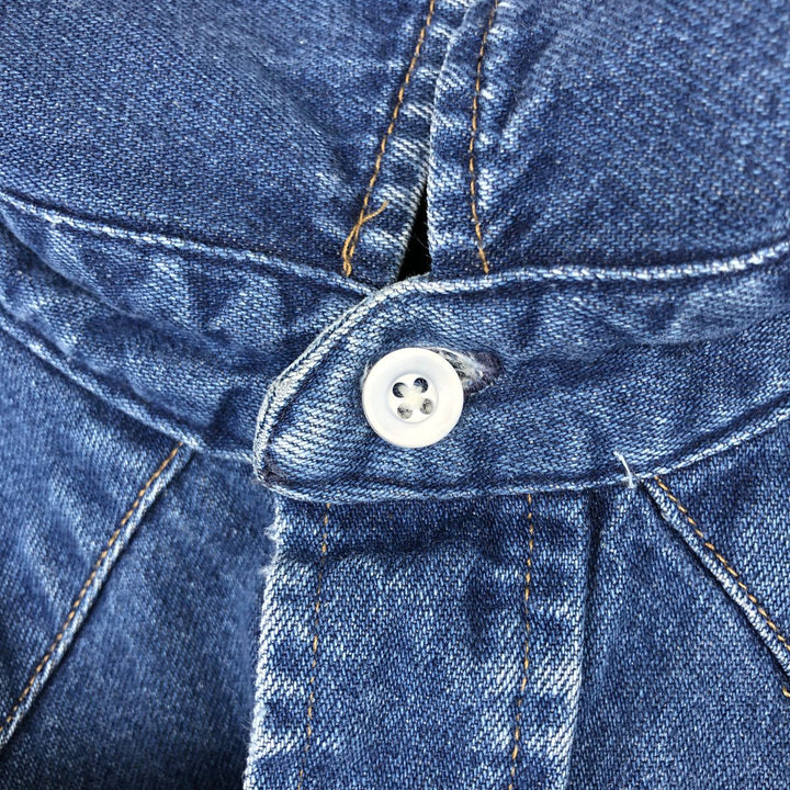 Carhartt Long-Sleeve Western Shirt, Men's Size L (approx.) unclear blue type Vintage Second Hand