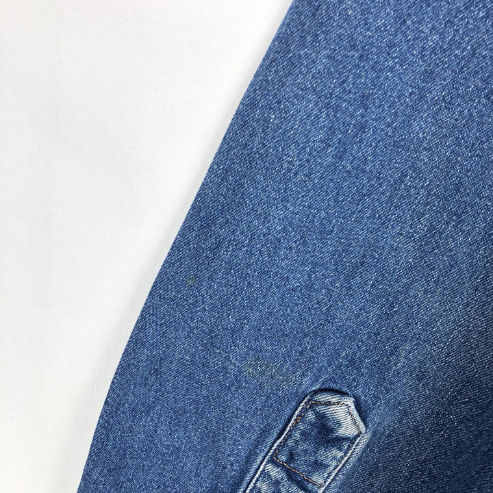 Carhartt Long-Sleeve Western Shirt, Men's Size L (approx.) unclear blue type Vintage Second Hand