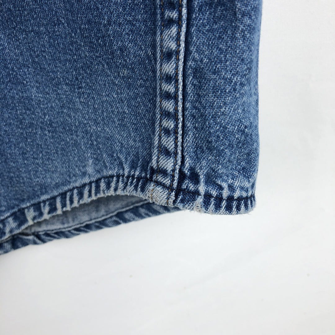 Carhartt plain long-sleeved Western shirt, men's size XL. unclear blue type Vintage Second Hand