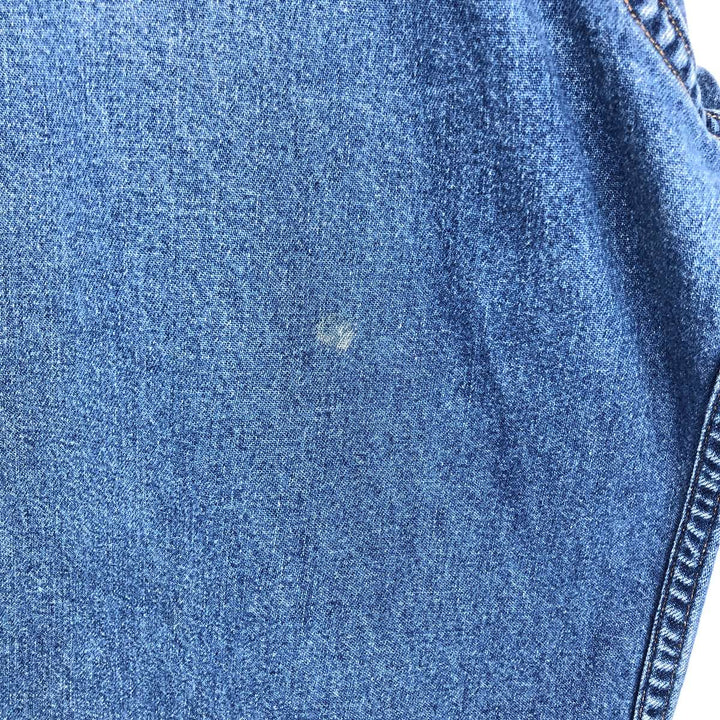 Carhartt plain long-sleeved Western shirt, men's size XL. unclear blue type Vintage Second Hand