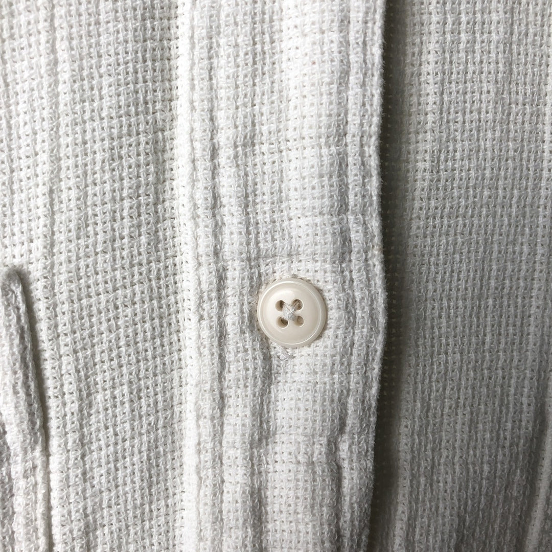 ~90'S LL Bean Short-Sleeve Cotton Box Shirt, Women's Size M (approx.), Vintage cotton white type Vintage Second Hand
