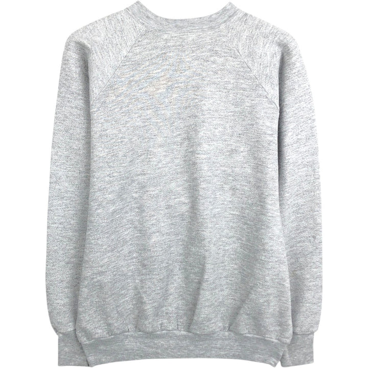 90'S Fruit of the Loom Black-billed Loon Pattern Animal Sweatshirt, Made in USA, Men's Size L (approx.), Vintage cotton gray type Vintage Second Hand