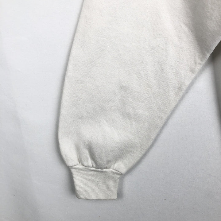 80s-90'S Jerzees Seal Pattern Animal Sweatshirt, Made in USA, Men's Size L (approx.), Vintage cotton white type Vintage Second Hand