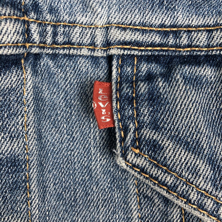 Levi's Euro Model Denim Vest, Men's Size XL (approx.) cotton blue type Vintage Second Hand