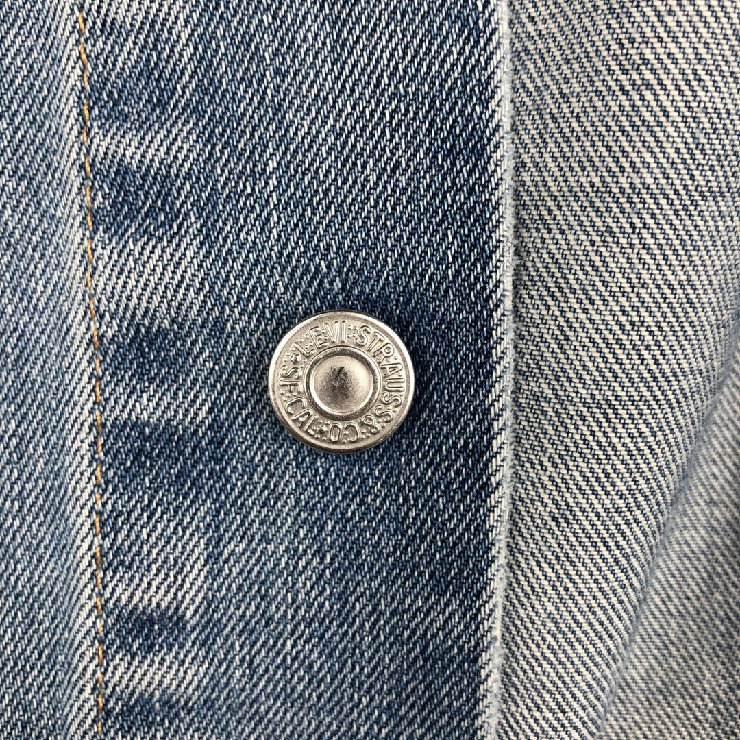 Levi's Euro Model Denim Vest, Men's Size XL (approx.) cotton blue type Vintage Second Hand