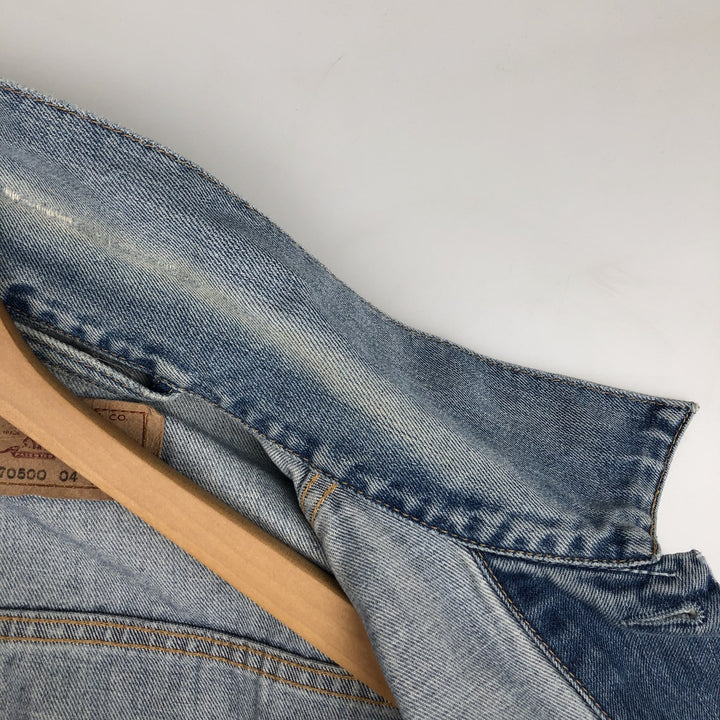 Levi's Euro Model Denim Vest, Men's Size XL (approx.) cotton blue type Vintage Second Hand