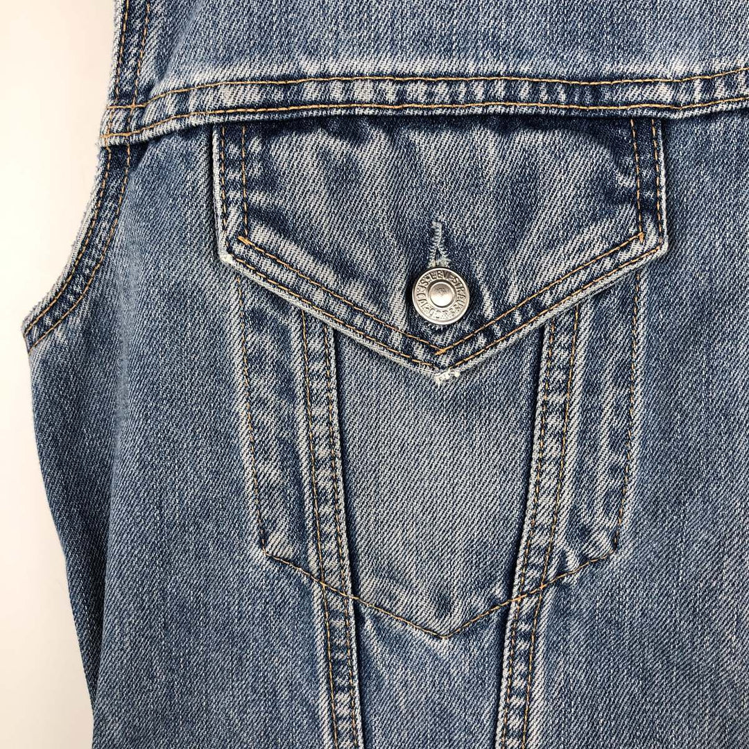 Levi's Euro Model Denim Vest, Men's Size XL (approx.) cotton blue type Vintage Second Hand