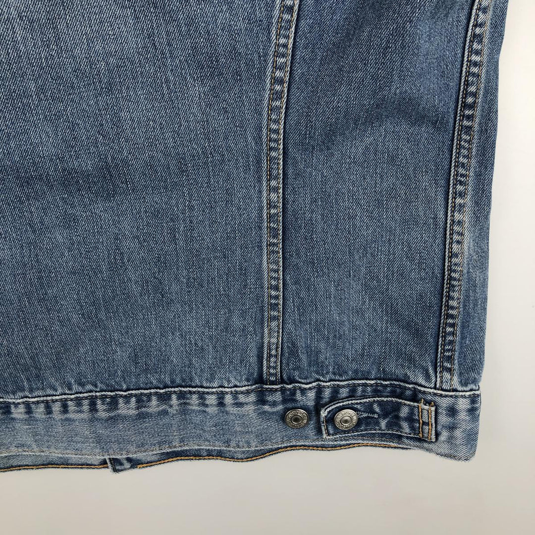 Levi's Euro Model Denim Vest, Men's Size XL (approx.) cotton blue type Vintage Second Hand