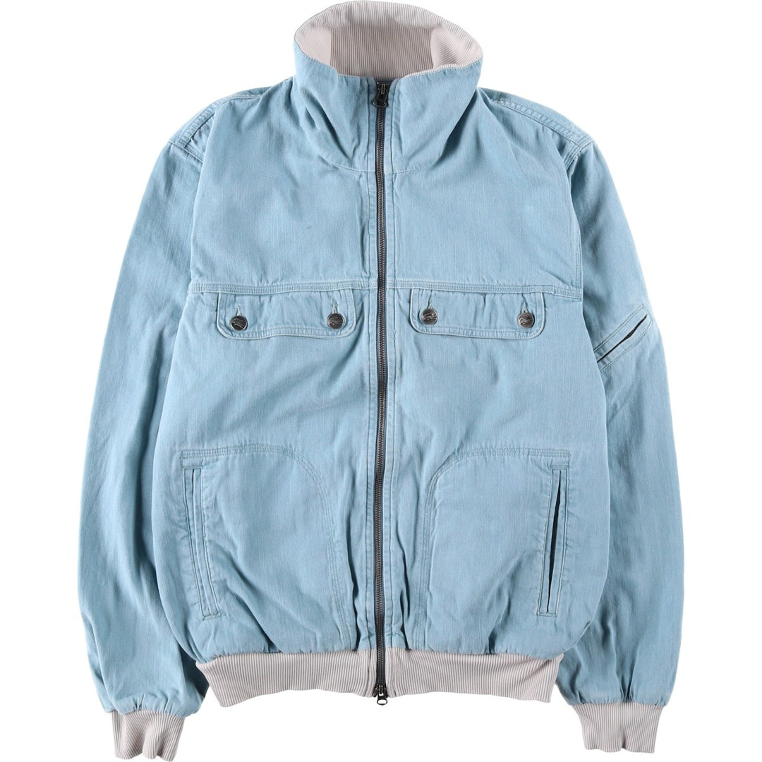 Lacoste denim blouson, men's size L (approx.) cotton blue type Vintage Second Hand