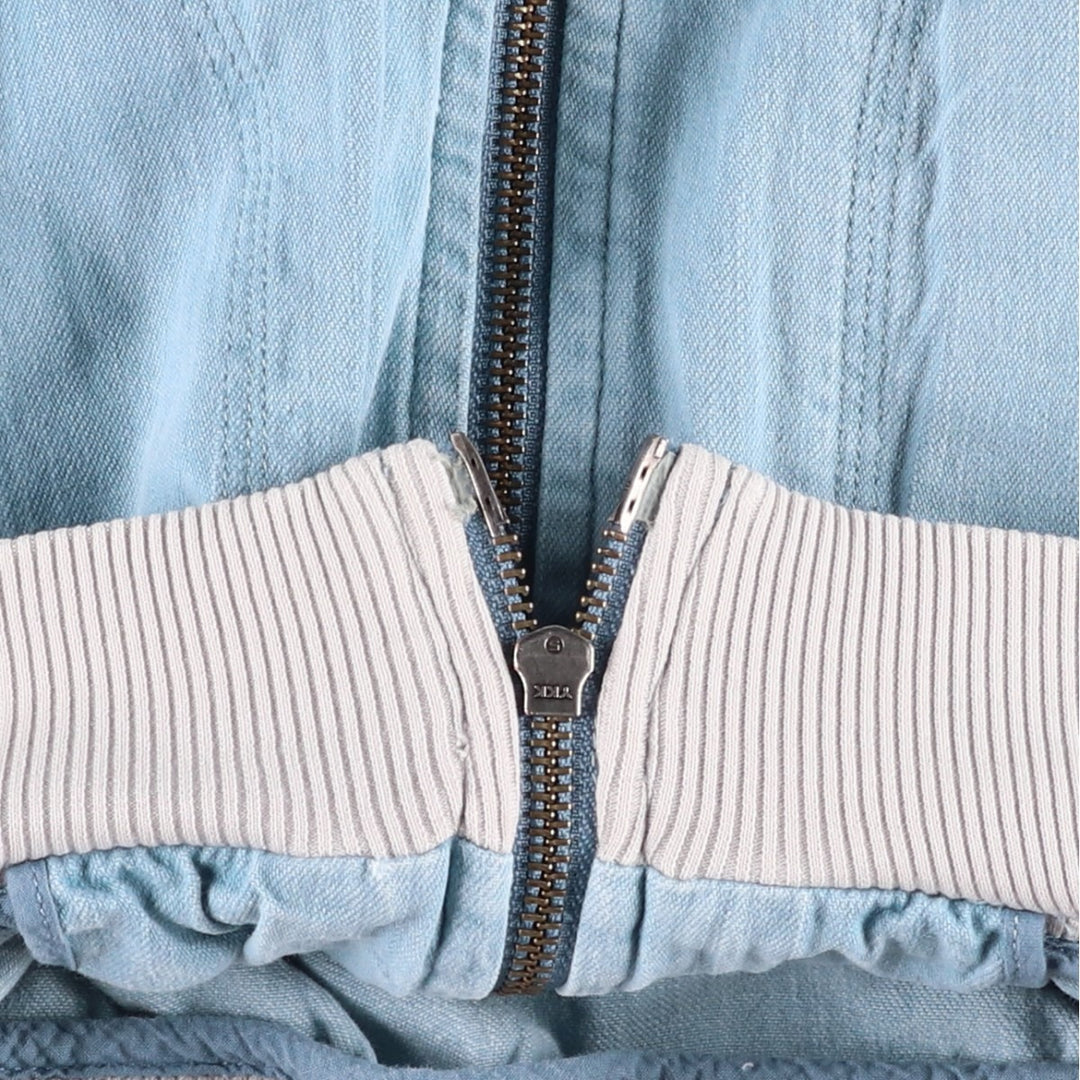 Lacoste denim blouson, men's size L (approx.) cotton blue type Vintage Second Hand