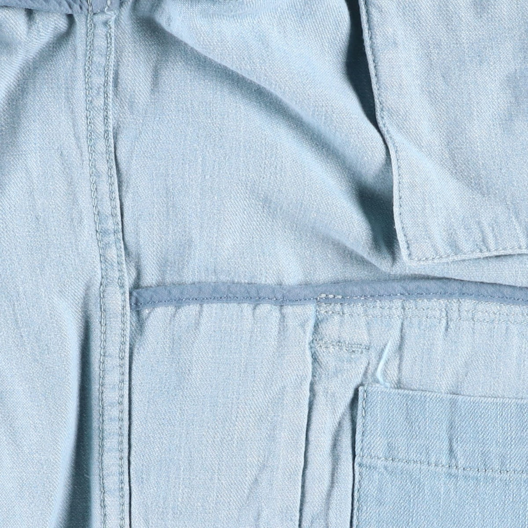 Lacoste denim blouson, men's size L (approx.) cotton blue type Vintage Second Hand