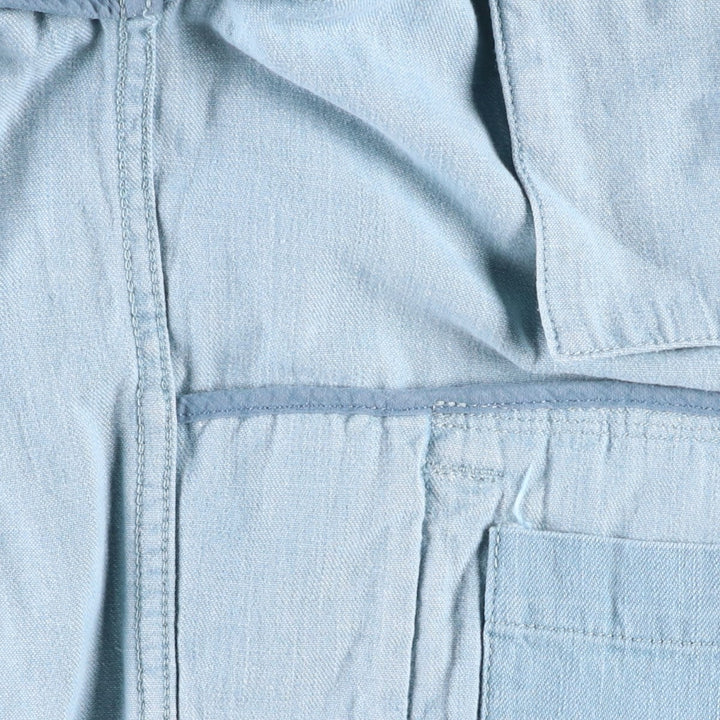 Lacoste denim blouson, men's size L (approx.) cotton blue type Vintage Second Hand