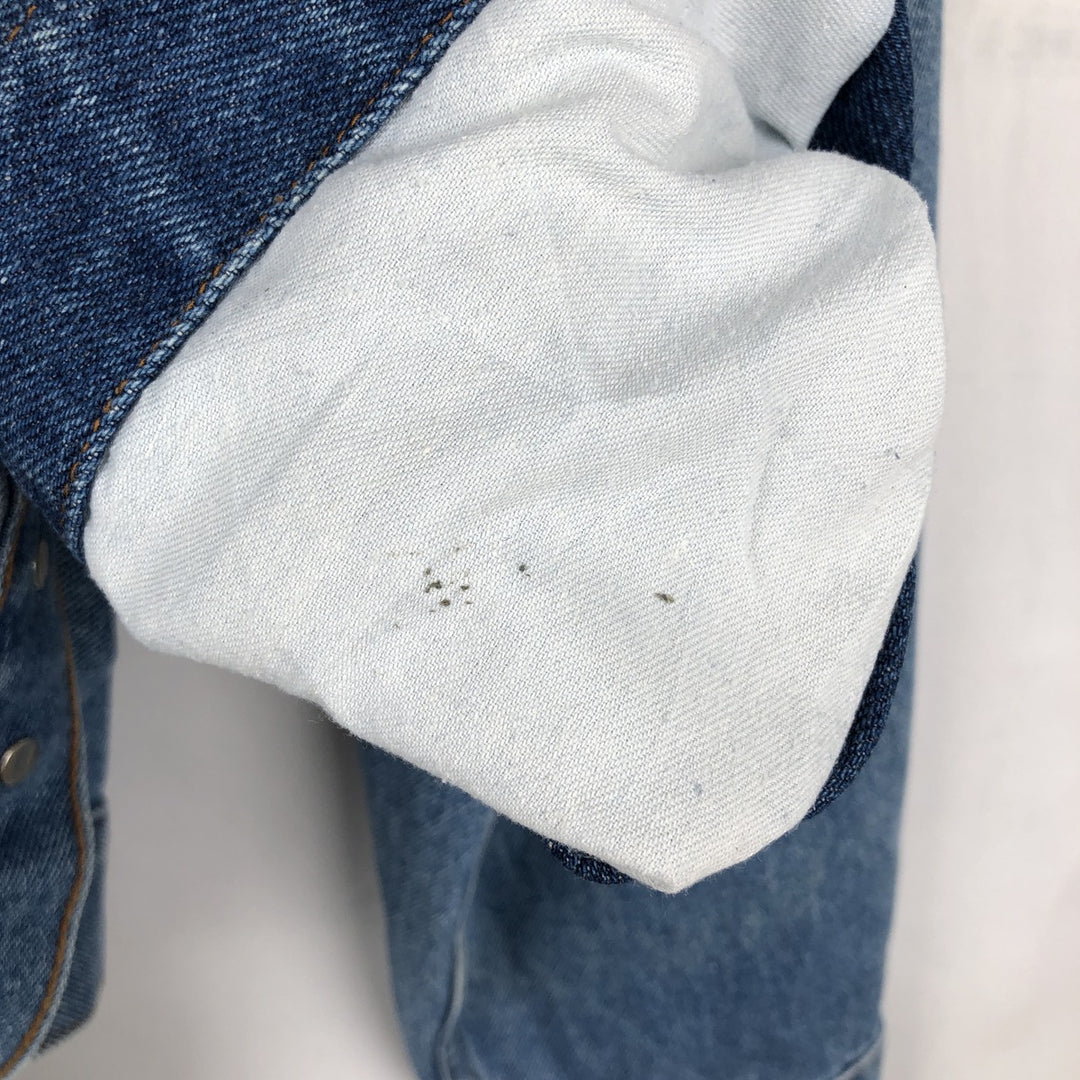 Levi's 75515-0212 Orange Tab Denim Jacket, Men's Size XL (Equivalent), Vintage unclear blue type Vintage Second Hand