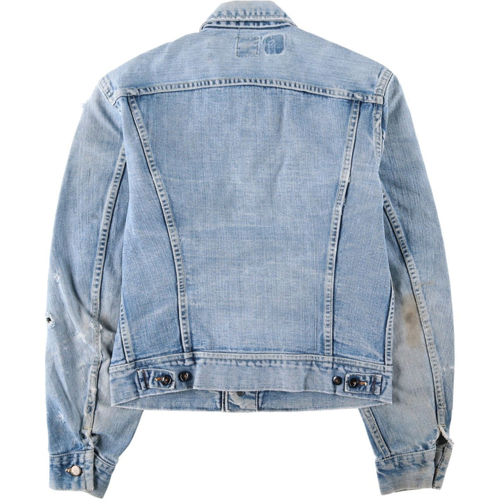 ~1980'S Lee Denim Jacket, Made in USA, Men's Size S (approx.), Vintage unclear blue type Vintage Second Hand
