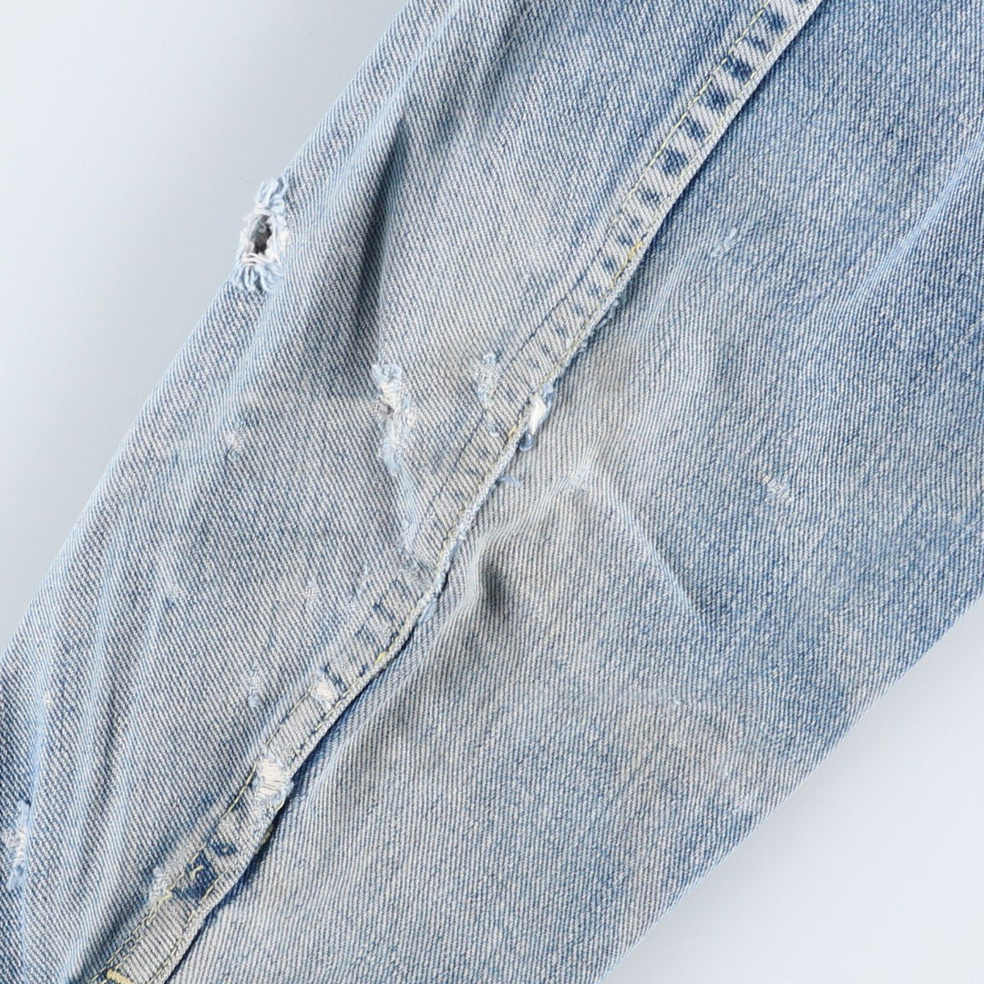 ~1980'S Lee Denim Jacket, Made in USA, Men's Size S (approx.), Vintage unclear blue type Vintage Second Hand