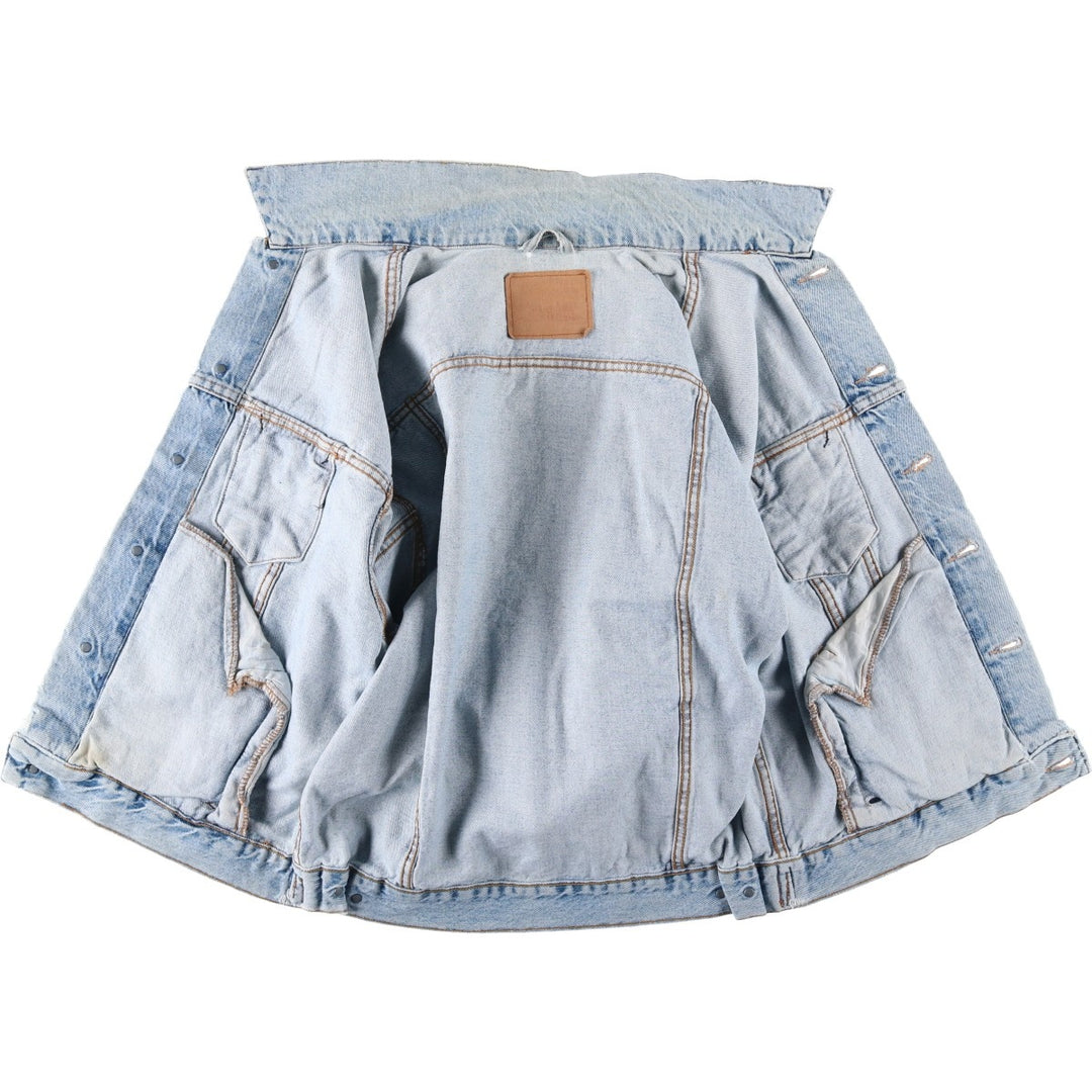 Levi's denim jacket, denim jacket, men's size XL unclear blue type Vintage Second Hand