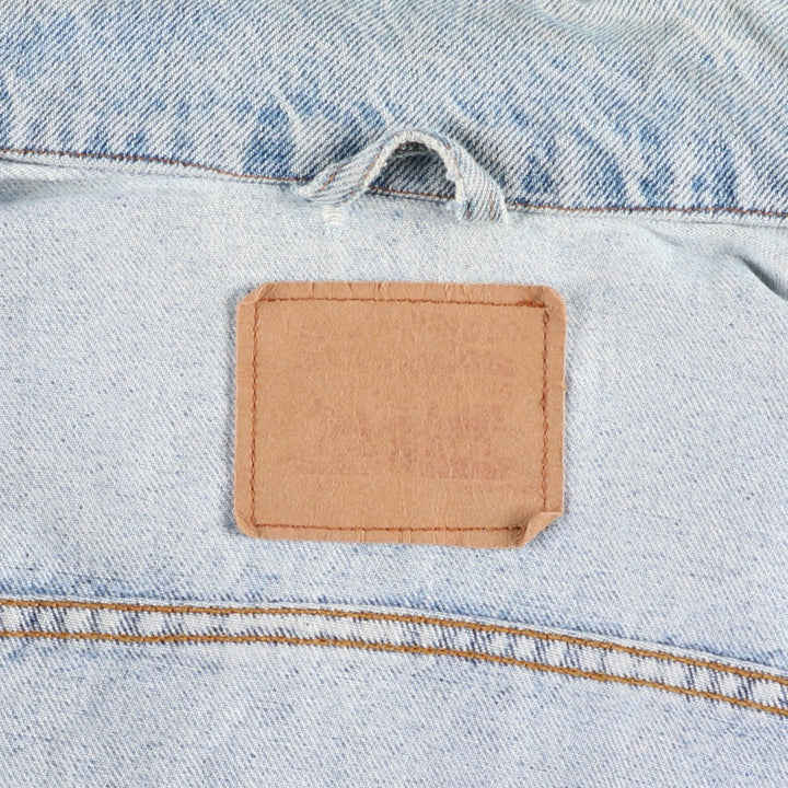 Levi's denim jacket, denim jacket, men's size XL unclear blue type Vintage Second Hand