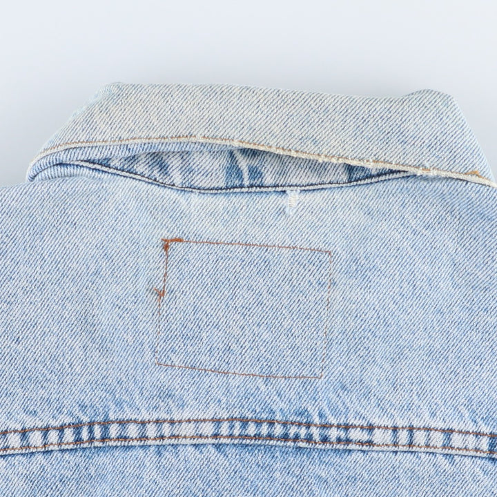 Levi's denim jacket, denim jacket, men's size XL unclear blue type Vintage Second Hand