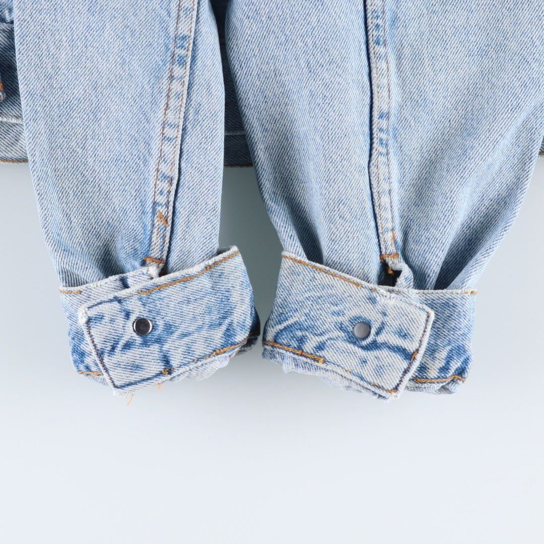 Levi's denim jacket, denim jacket, men's size XL unclear blue type Vintage Second Hand