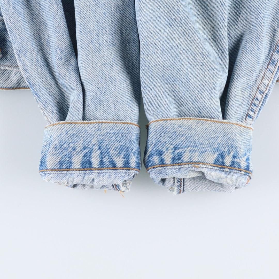 Levi's denim jacket, denim jacket, men's size XL unclear blue type Vintage Second Hand