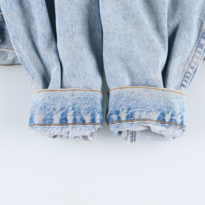 Levi's denim jacket, denim jacket, men's size XL unclear blue type Vintage Second Hand