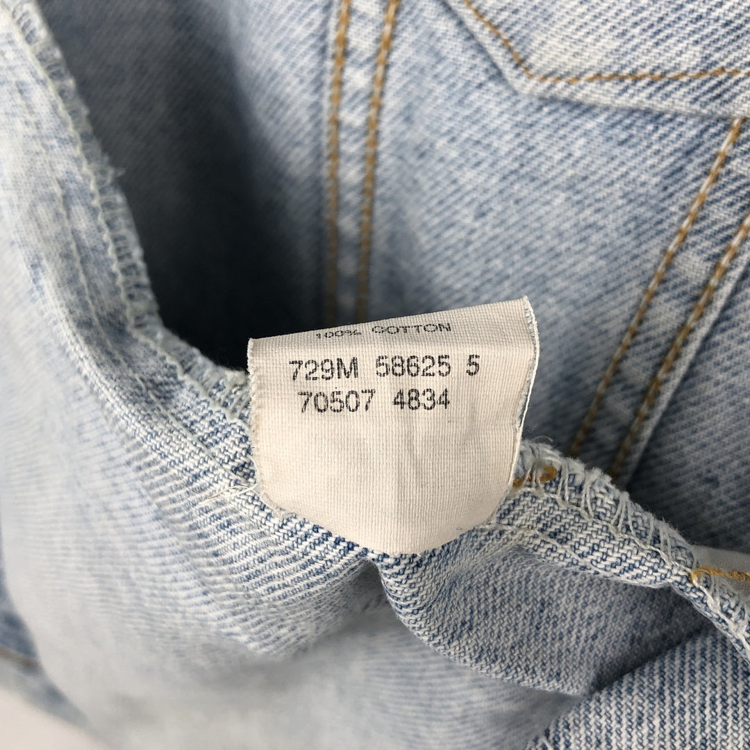 Levi's 70507-4834 Denim Jacket (Men's XXL equivalent) cotton blue type Vintage Second Hand