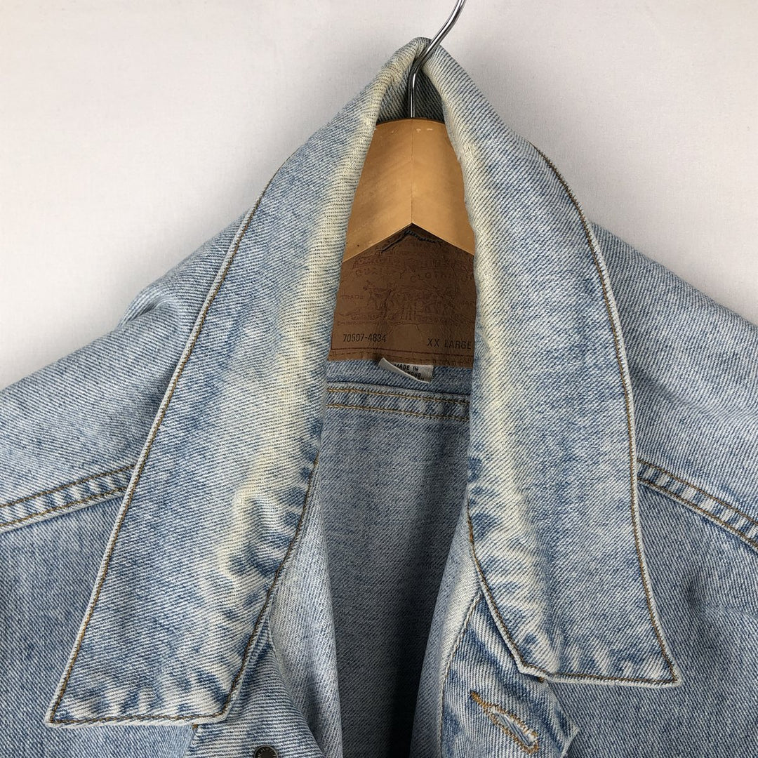 Levi's 70507-4834 Denim Jacket (Men's XXL equivalent) cotton blue type Vintage Second Hand