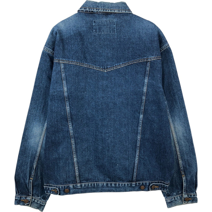 Wrangler Authentic Western Denim Jacket (Men's XXL equivalent) cotton blue type Vintage Second Hand