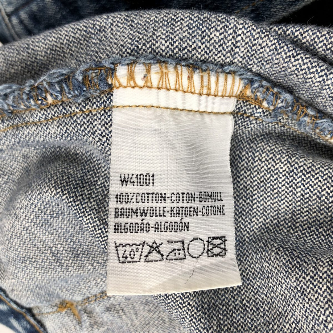 Wrangler Authentic Western Denim Jacket (Men's XXL equivalent) cotton blue type Vintage Second Hand