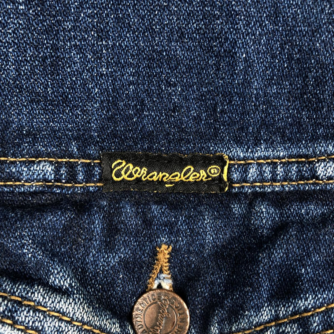 Wrangler Authentic Western Denim Jacket (Men's XXL equivalent) cotton blue type Vintage Second Hand