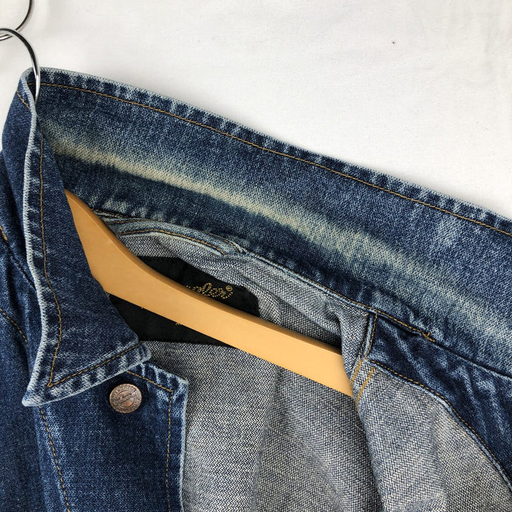 Wrangler Authentic Western Denim Jacket (Men's XXL equivalent) cotton blue type Vintage Second Hand