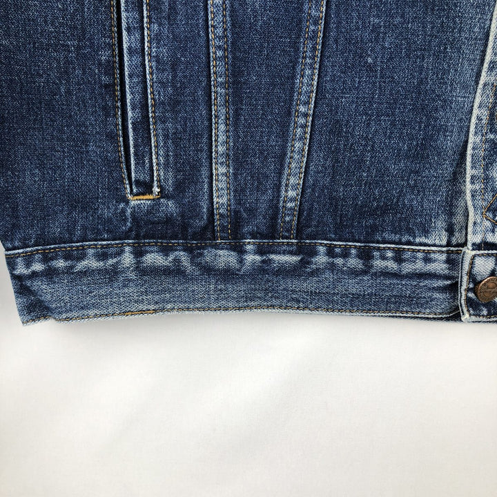 Wrangler Authentic Western Denim Jacket (Men's XXL equivalent) cotton blue type Vintage Second Hand