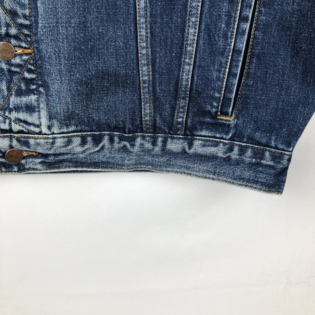 Wrangler Authentic Western Denim Jacket (Men's XXL equivalent) cotton blue type Vintage Second Hand
