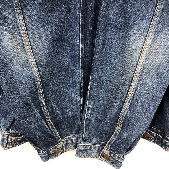 Wrangler Authentic Western Denim Jacket (Men's XXL equivalent) cotton blue type Vintage Second Hand