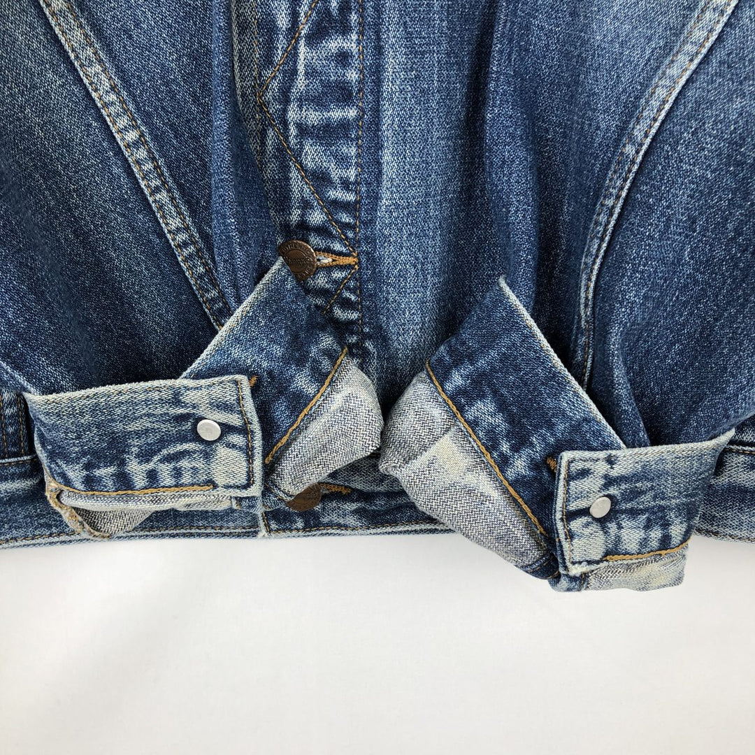 Wrangler Authentic Western Denim Jacket (Men's XXL equivalent) cotton blue type Vintage Second Hand