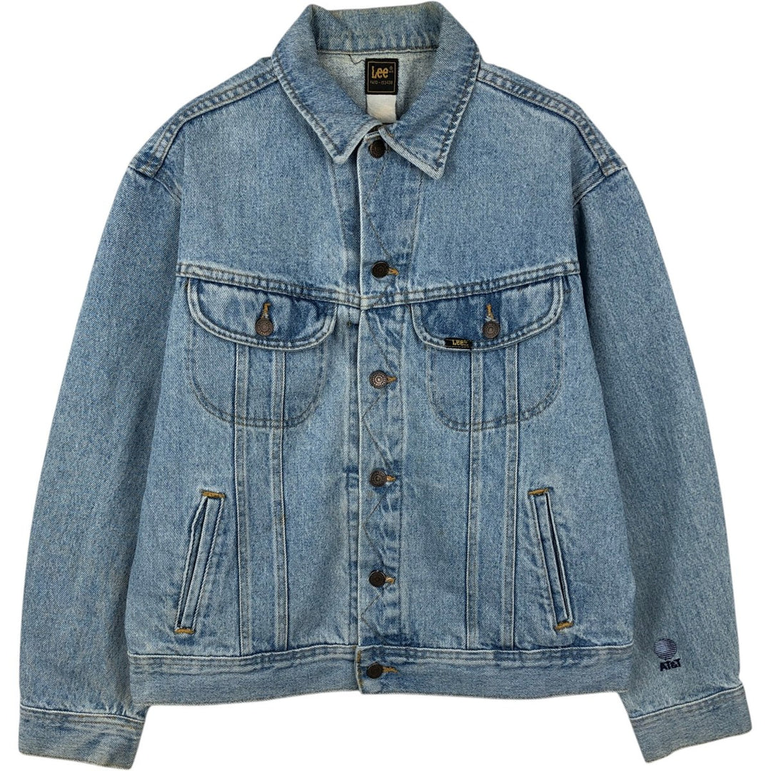 70s-80'S Lee denim jacket, men's size M (approx.), vintage. unclear blue type Vintage Second Hand