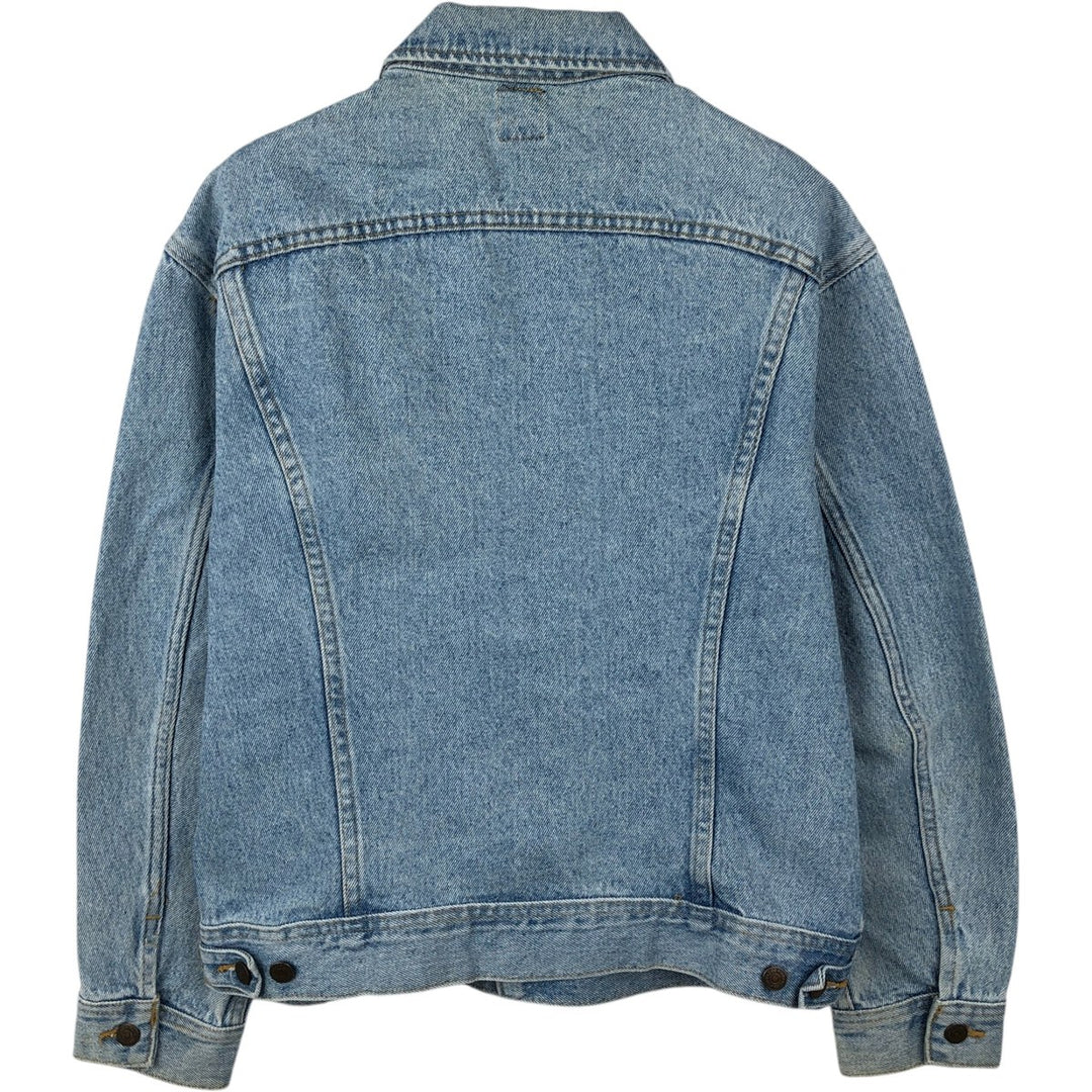 70s-80'S Lee denim jacket, men's size M (approx.), vintage. unclear blue type Vintage Second Hand