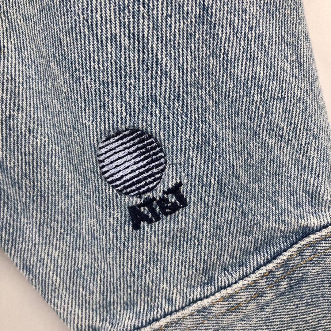 70s-80'S Lee denim jacket, men's size M (approx.), vintage. unclear blue type Vintage Second Hand
