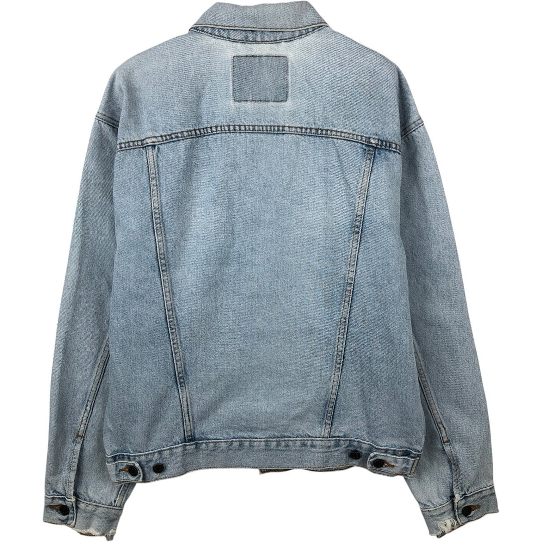 Levi's denim jacket, denim jacket, men's size L unclear blue type Vintage Second Hand