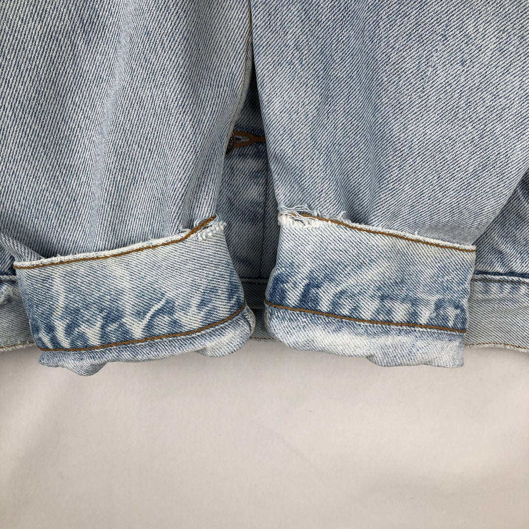 Levi's denim jacket, denim jacket, men's size L unclear blue type Vintage Second Hand