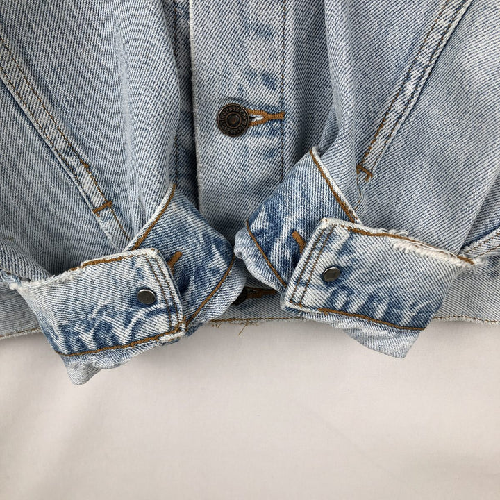 Levi's denim jacket, denim jacket, men's size L unclear blue type Vintage Second Hand