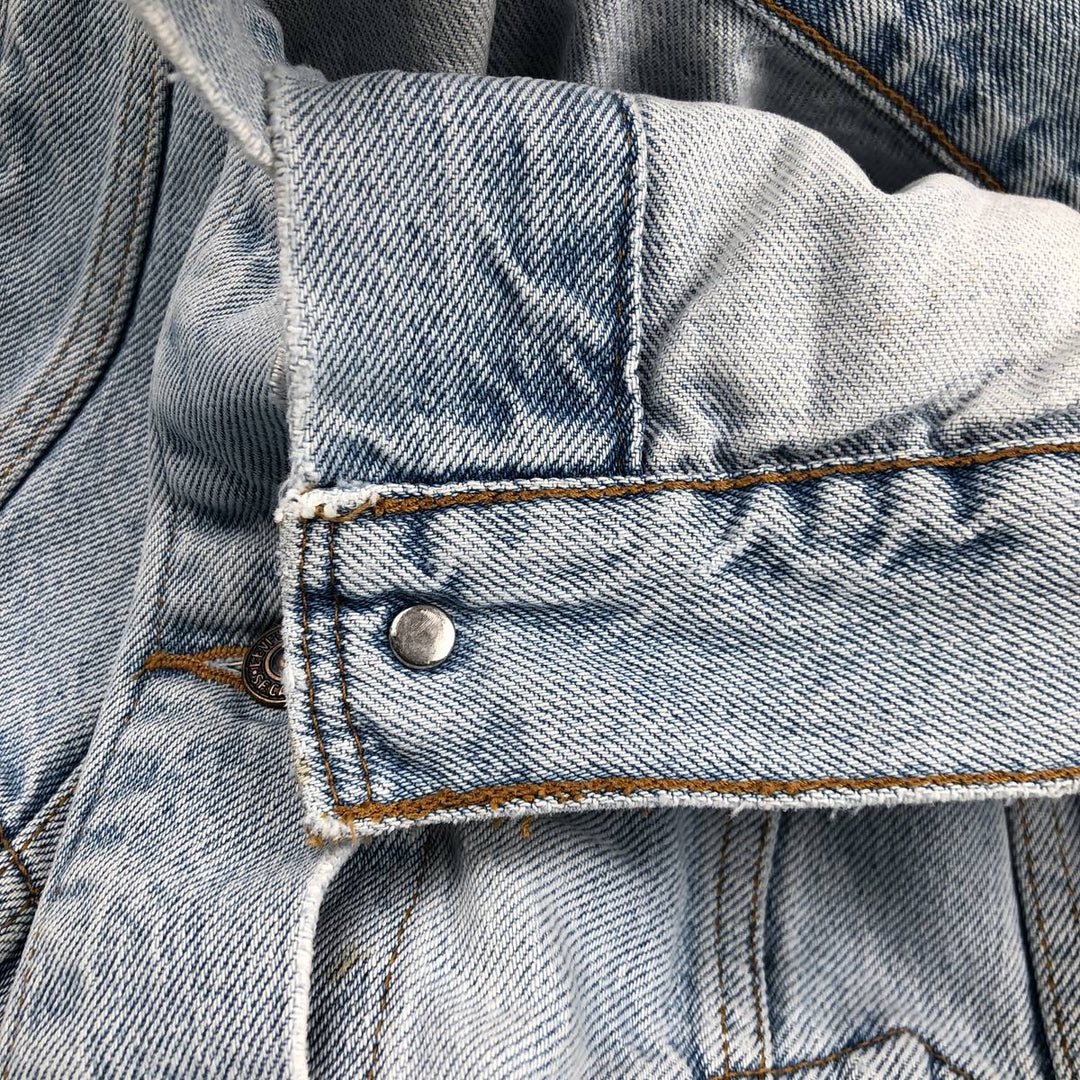 Levi's denim jacket, denim jacket, men's size L unclear blue type Vintage Second Hand