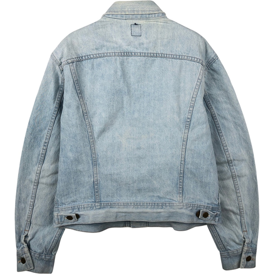 70s-80'S Lee Denim Jacket, Made in USA, Men's Size L (approx.), Vintage cotton blue type Vintage Second Hand