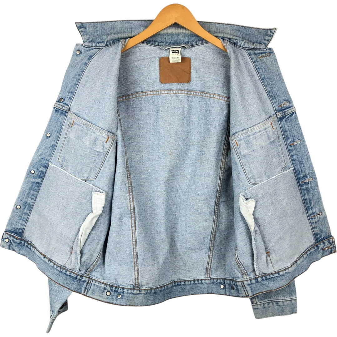 90'S Levi's 70507-4834 Denim Jacket, Men's Size Medium, Vintage cotton blue type Vintage Second Hand