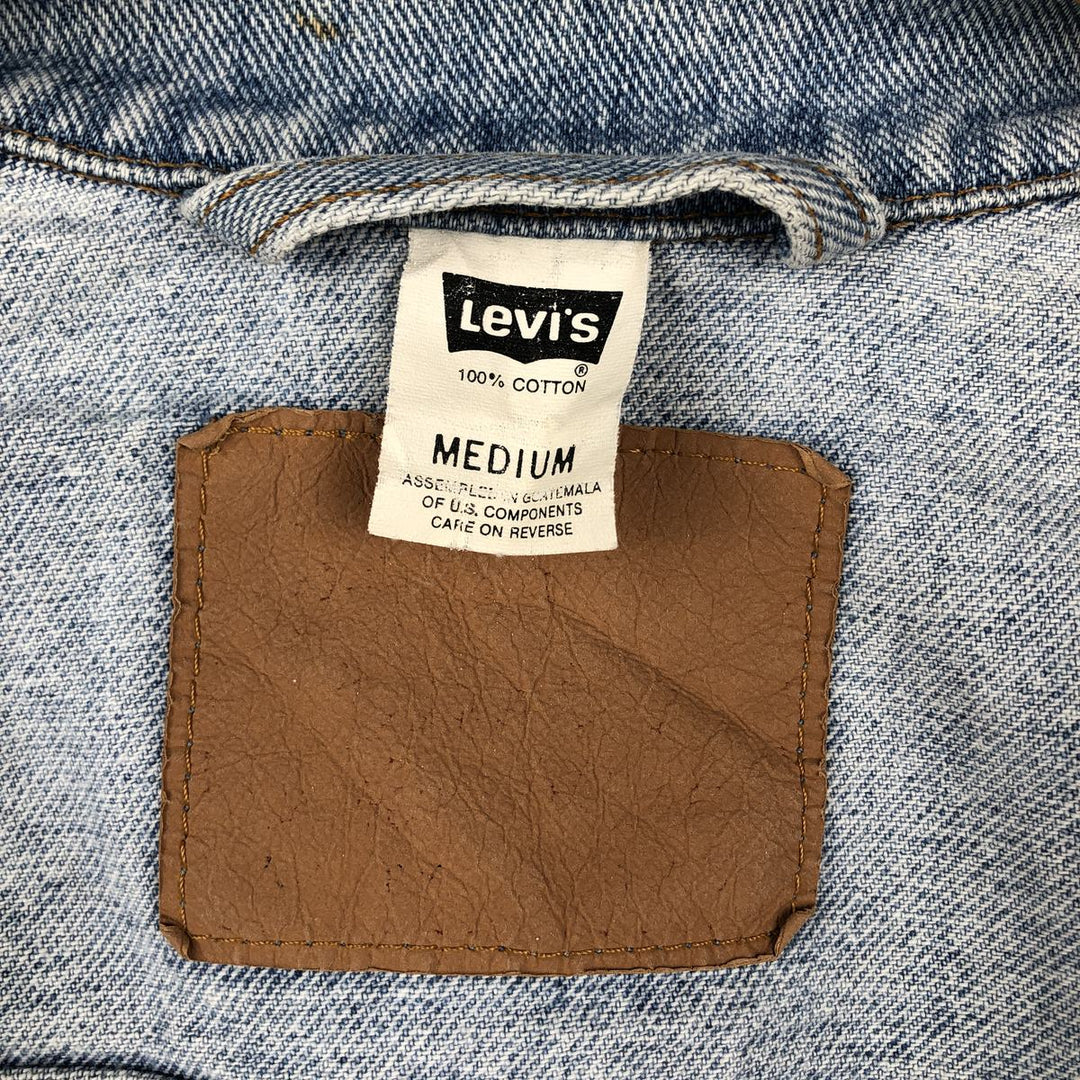 90'S Levi's 70507-4834 Denim Jacket, Men's Size Medium, Vintage cotton blue type Vintage Second Hand