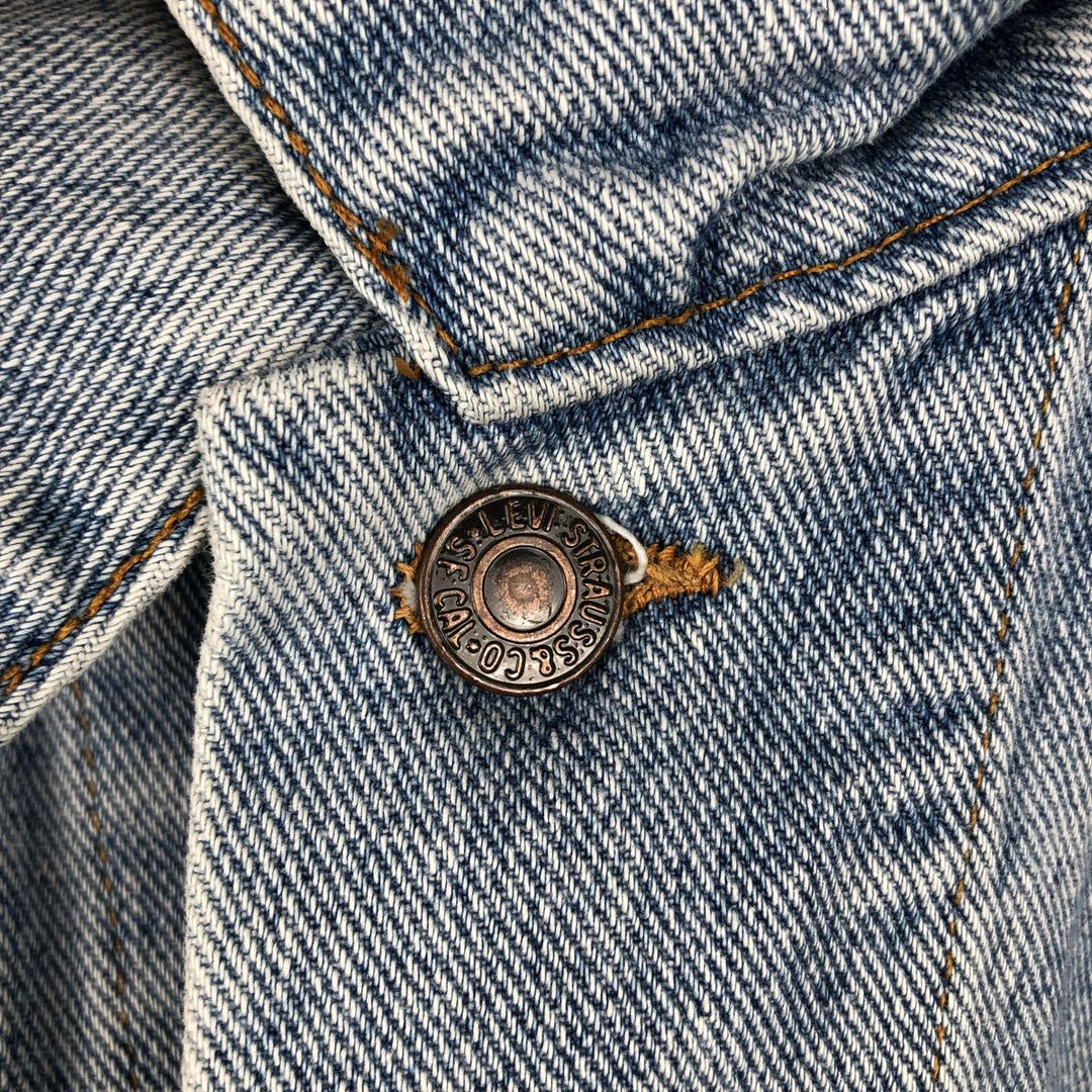 90'S Levi's 70507-4834 Denim Jacket, Men's Size Medium, Vintage cotton blue type Vintage Second Hand