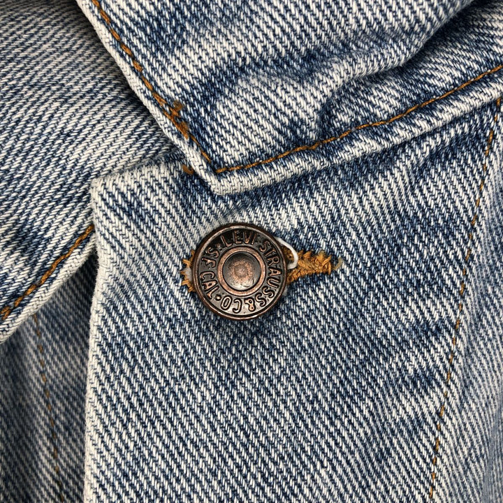 90'S Levi's 70507-4834 Denim Jacket, Men's Size Medium, Vintage cotton blue type Vintage Second Hand