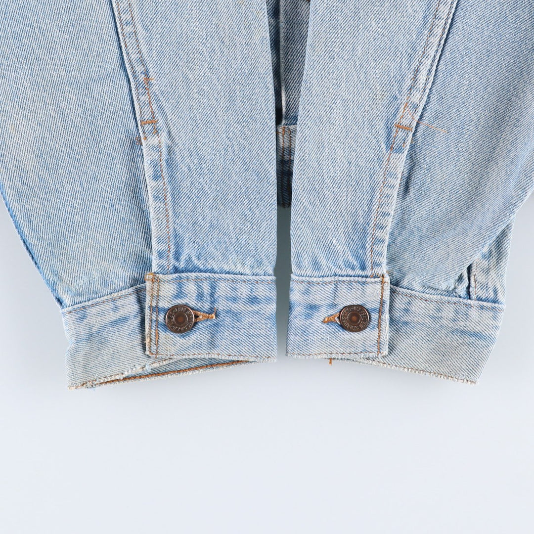 ~1990'S Levi's 75505-0212 Denim Jacket, Men's XL equivalent, Vintage cotton blue type Vintage Second Hand