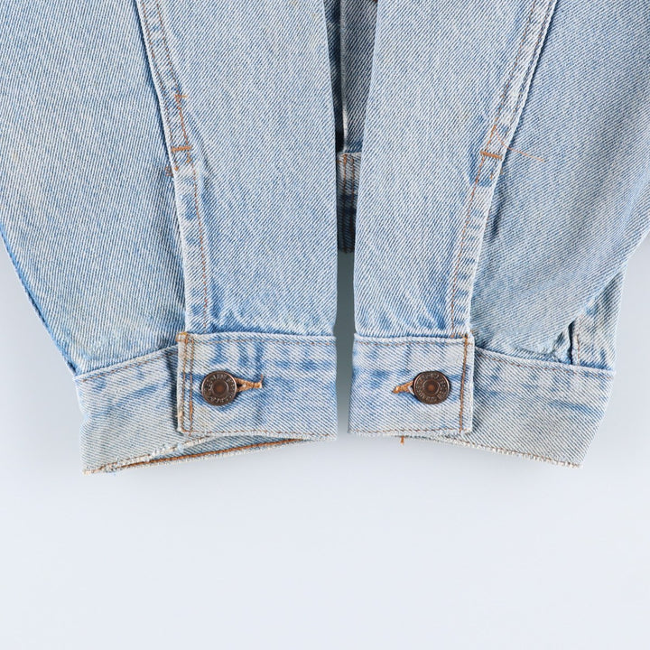 ~1990'S Levi's 75505-0212 Denim Jacket, Men's XL equivalent, Vintage cotton blue type Vintage Second Hand